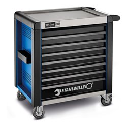 Stahlwille Werkstattwagen 98/8 PRO 8 Schubl. 651 x 1001 x 1020 mm blau, RAL 270 30 35