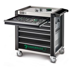 Stahlwille Werkstattwagen 98/7 PRO 7 Schubl. 651 x 1001 x 1020 mm anthrazit, RAL 7016 schwarz RAL 9005