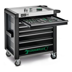 Stahlwille Werkstattwagen 98/7 PRO 7 Schubl. 651 x 1001 x 1020 mm anthrazit, RAL 7016 schwarz RAL 9005