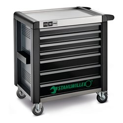 Stahlwille Werkstattwagen 98/7 PRO 7 Schubl. 651 x 1001 x 1020 mm anthrazit, RAL 7016 schwarz RAL 9005