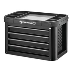 Stahlwille Werkstattwagen 93/6 A + TOP BOX + Arbeitsstrahler 93 Trolley + Box 10 Schubl. 0 x 0 x 0 mm TTS 93/6 anthrazit, RAL 70