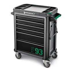 Stahlwille Werkstattwagen 93/6 A + TOP BOX + Arbeitsstrahler 93 Trolley + Box 10 Schubl. 0 x 0 x 0 mm TTS 93/6 anthrazit, RAL 70