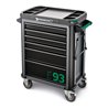 Stahlwille Werkstattwagen 93/6 A + TOP BOX + Arbeitsstrahler 93 Trolley + Box 10 Schubl. 0 x 0 x 0 mm TTS 93/6 anthrazit, RAL 70