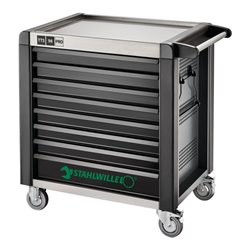 Stahlwille Werkstattwagen 98/8 PRO 8 Schubl. 651 x 1001 x 1020 mm anthrazit, RAL 7016 schwarz RAL 9005