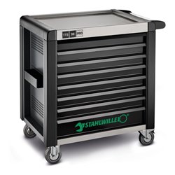 Stahlwille Werkstattwagen 98/8 PRO 8 Schubl. 651 x 1001 x 1020 mm anthrazit, RAL 7016 schwarz RAL 9005