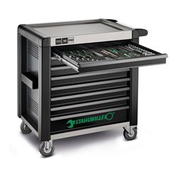 Stahlwille Werkstattwagen 98/8 PRO 8 Schubl. 651 x 1001 x 1020 mm anthrazit, RAL 7016 schwarz RAL 9005