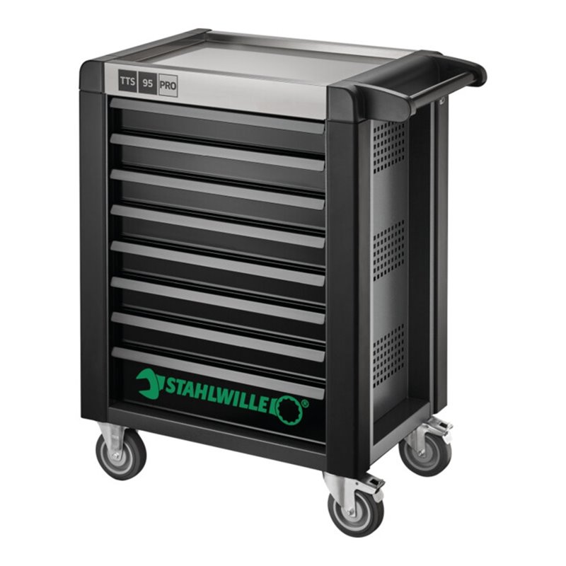 Stahlwille Werkstattwagen 95/8 PRO 8 Schubl. 496 x 827 x 1020 mm anthrazit, RAL 7016 schwarz RAL 9005