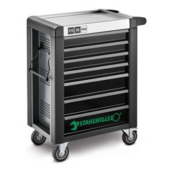 Stahlwille Werkzeugsortiment mit Werkstattwagen Nr.95/250QR Schubl.7 anthrazit, RAL 7016 250tlg