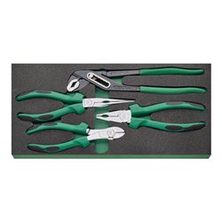 Stahlwille Werkzeugsortiment mit Werkstattwagen Nr.95/250QR Schubl.7 anthrazit, RAL 7016 250tlg