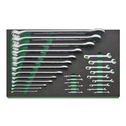 Stahlwille Werkzeugsortiment mit Werkstattwagen Nr.95/250QR Schubl.7 anthrazit, RAL 7016 250tlg