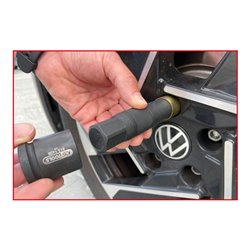 KS Tools Felgenschloss-Demontage-Satz, 15-tlg