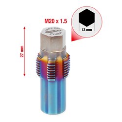 KS Tools Gewindeschneider mit Führungsbolzen für NOX-Sensoren, M20x1,5