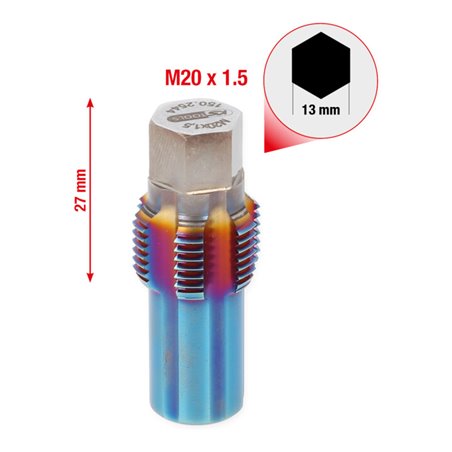 KS Tools Gewindeschneider mit Führungsbolzen für NOX-Sensoren, M20x1,5