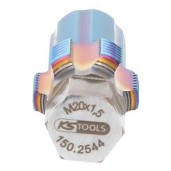 KS Tools Gewindeschneider mit Führungsbolzen für NOX-Sensoren, M20x1,5