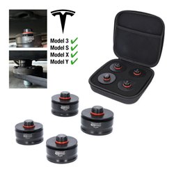 KS Tools Wagenheberaufnahme-Satz für Tesla Model 3, S, X, Y, 4-tlg
