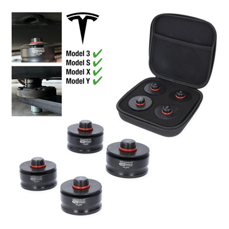 KS Tools Wagenheberaufnahme-Satz für Tesla Model 3, S, X, Y, 4-tlg