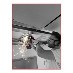 KS Tools eMONSTER Brushless-Akku-Winkelschleifer-Satz , 4-tlg