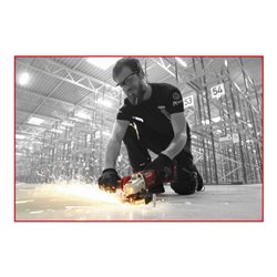 KS Tools eMONSTER Brushless-Akku-Winkelschleifer-Satz , 4-tlg