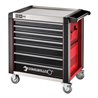 Stahlwille Werkstattwagen 98/7 PRO 7 Schubl. 651 x 1001 x 1020 mm rot, RAL 3020 schwarz RAL 9005