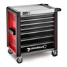 Stahlwille Werkstattwagen 98/7 PRO 7 Schubl. 651 x 1001 x 1020 mm rot, RAL 3020 schwarz RAL 9005
