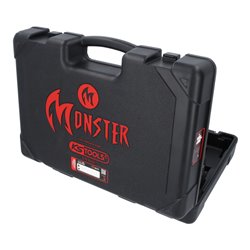 KS Tools eMONSTER Brushless-Akku-Schlag-Bohr-Schrauber-Satz, 4-tlg