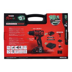 KS Tools eMONSTER Brushless-Akku-Schlag-Bohr-Schrauber-Satz, 4-tlg