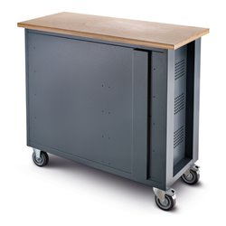 Stahlwille Mobile Werkbank WB 621 7 Schubl. anthrazit, RAL 7016 schwarz, RAL 9005 L.500mm x B.1150mm x H.1045mm