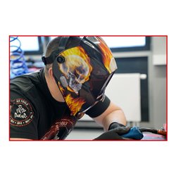 KS Tools Automatik-Schweißer-Schutzhelm, Flame Design