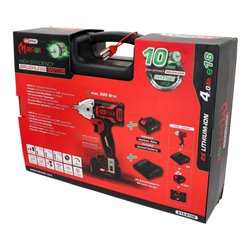 KS Tools eMONSTER 1/2“ Brushless-Akku-Schlag-Schrauber-Satz, 9-tlg