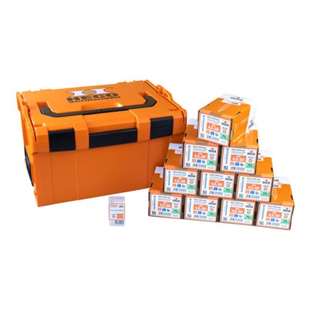 HECO Sortimentskoffer 'Fassade 1', L-BOXX 238 inkl. Schrauben