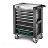 Stahlwille Werkzeugsortiment mit Werkstattwagen Nr.95/157QR Schubl.7 anthrazit, RAL 7016 157tlg