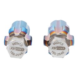 KS Tools Gewindeschneider-Satz mit Führungsbolzen für Sensoren, 2-tlg