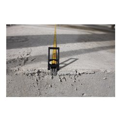 STABILA Rahmenbandmaß LBM 1000 Glasfaserband mit metrischer Skala, Universalhaken