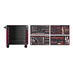 Kraftwerk PRO LINE Werkstattwagen PT1000 7 Schubladen 261-tlg.