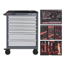 Kraftwerk Werkstattwagen BT700 7 Schubladen 189-tlg.