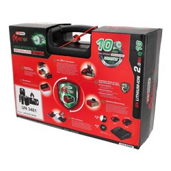 KS Tools eMONSTER Brushless-Akku-Bohr-Schrauber-Satz, 4-tlg