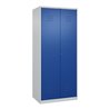 C+P PSA Doppel-Spind Classic PLUS, 2 Abteile, 1850x800x500mm, 7035/5010 Verschluss Zylinderschloss