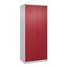 C+P PSA Doppel-Spind Classic PLUS, 2 Abteile, 1850x800x500mm, 7035/3003 Verschluss Sicherheits-Drehriegel