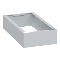 C+P auf 100mm hohem Sockel 100x250x500mm Sockelfarbe RAL 7035 Lichtgrau Material Unterbau Stahl