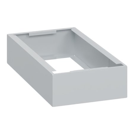 C+P auf 100mm hohem Sockel 100x250x500mm Sockelfarbe RAL 7035 Lichtgrau Material Unterbau Stahl