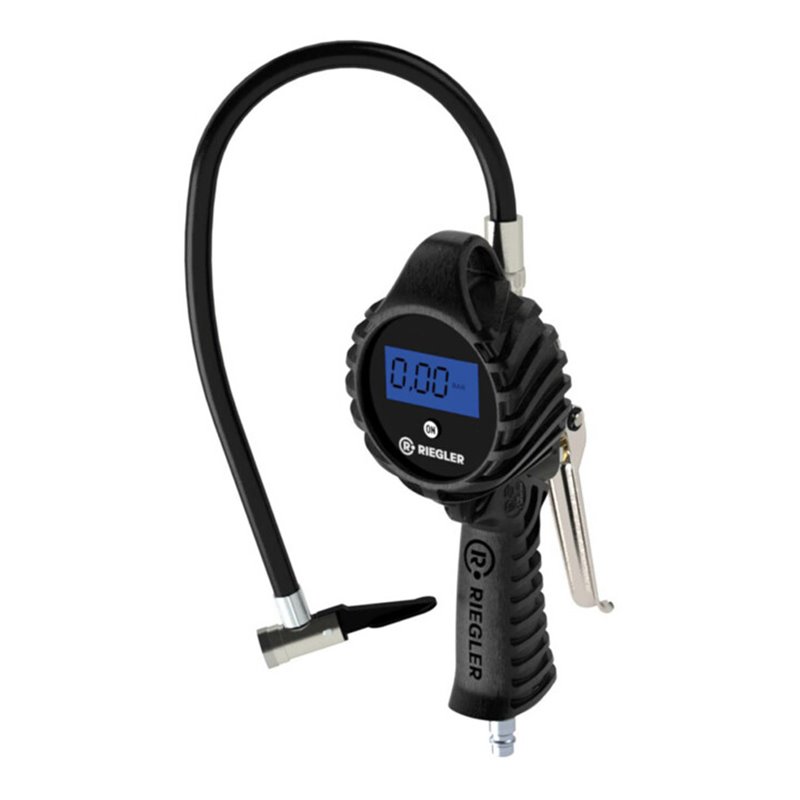 Riegler Digitaler Handreifenfüllmesser HS, Mano Ø 80 mm, 0-12 bar