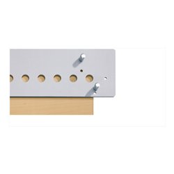 Hettich Accura Bohrbalken 1000 mm, Aluminium mit 3 Anschlag - / Absteckstiften
