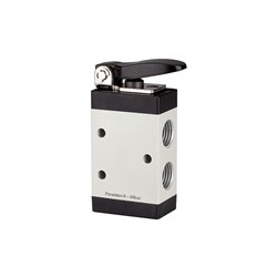 RIEGLER 3/2-Wegeventil manuell kurzer Hebel