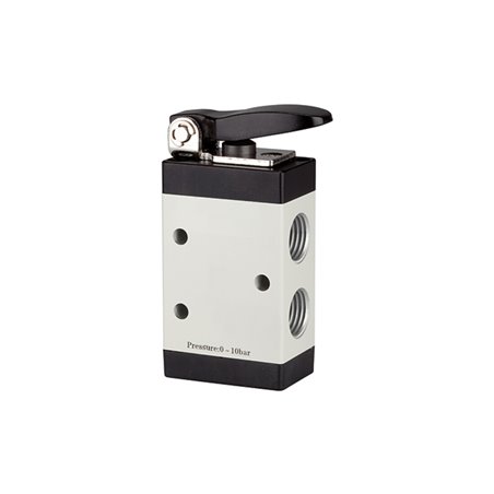 RIEGLER 3/2-Wegeventil manuell kurzer Hebel