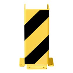 Moravia Anfahrschutz U-Profil schwarz/gelb