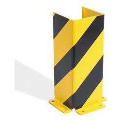 Moravia Anfahrschutz U-Profil schwarz/gelb