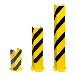 Moravia Anfahrschutz U-Profil schwarz/gelb