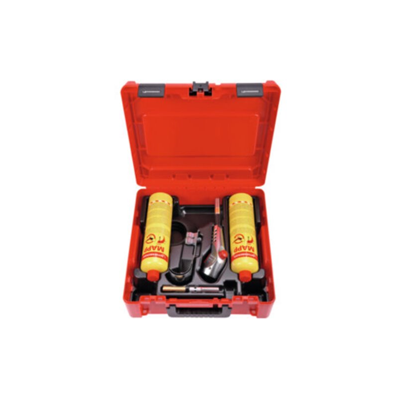 Rothenberger SUPER FIRE 3 HOT BOX, 7/16'-EU, Sprachversion A, neues MAPP Gas