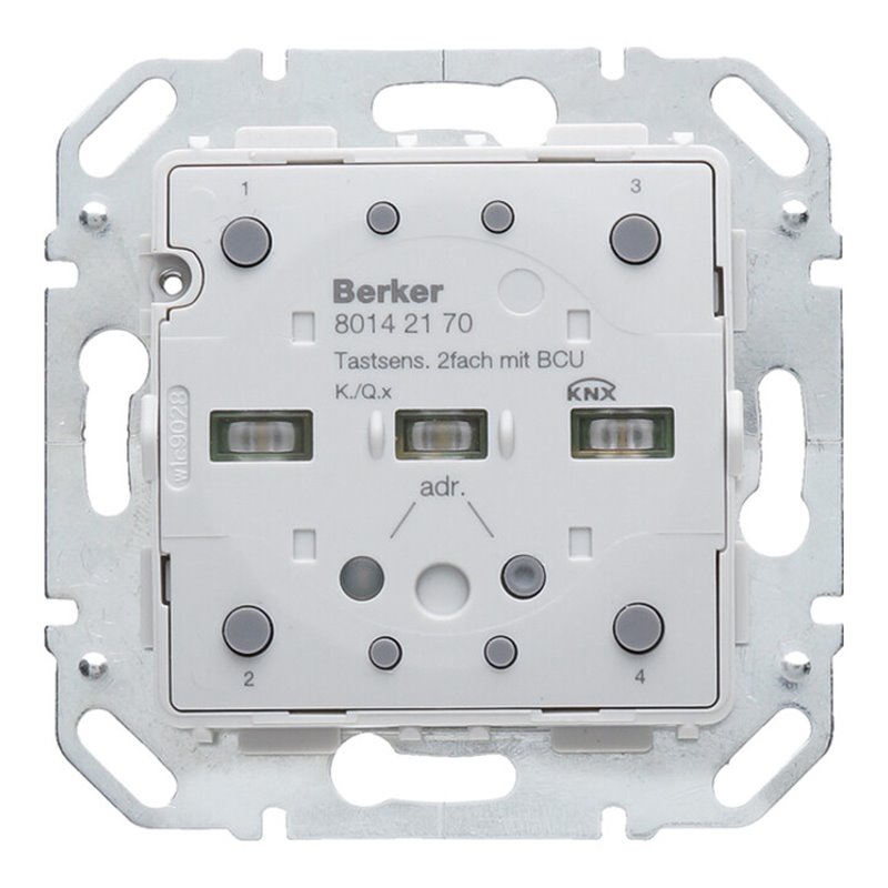 Berker Tastsensor-Modul 2f. m.BCU KNX 80142170