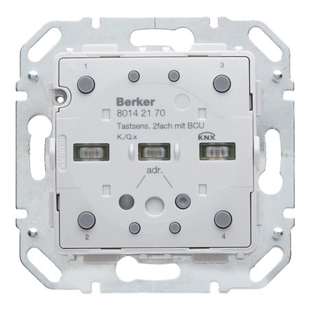 Berker Tastsensor-Modul 2f. m.BCU KNX 80142170